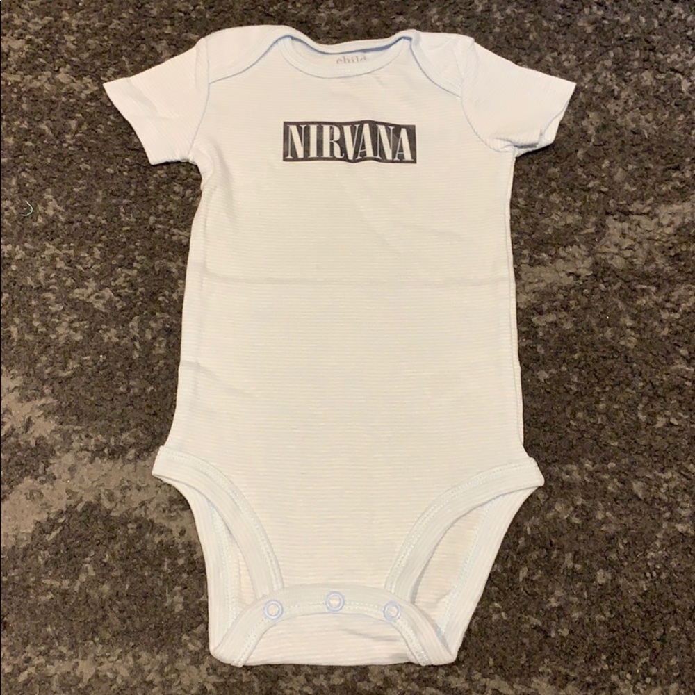 NWOT Nirvana 3-6M Infant Baby Onesie Rock 🎶 Music